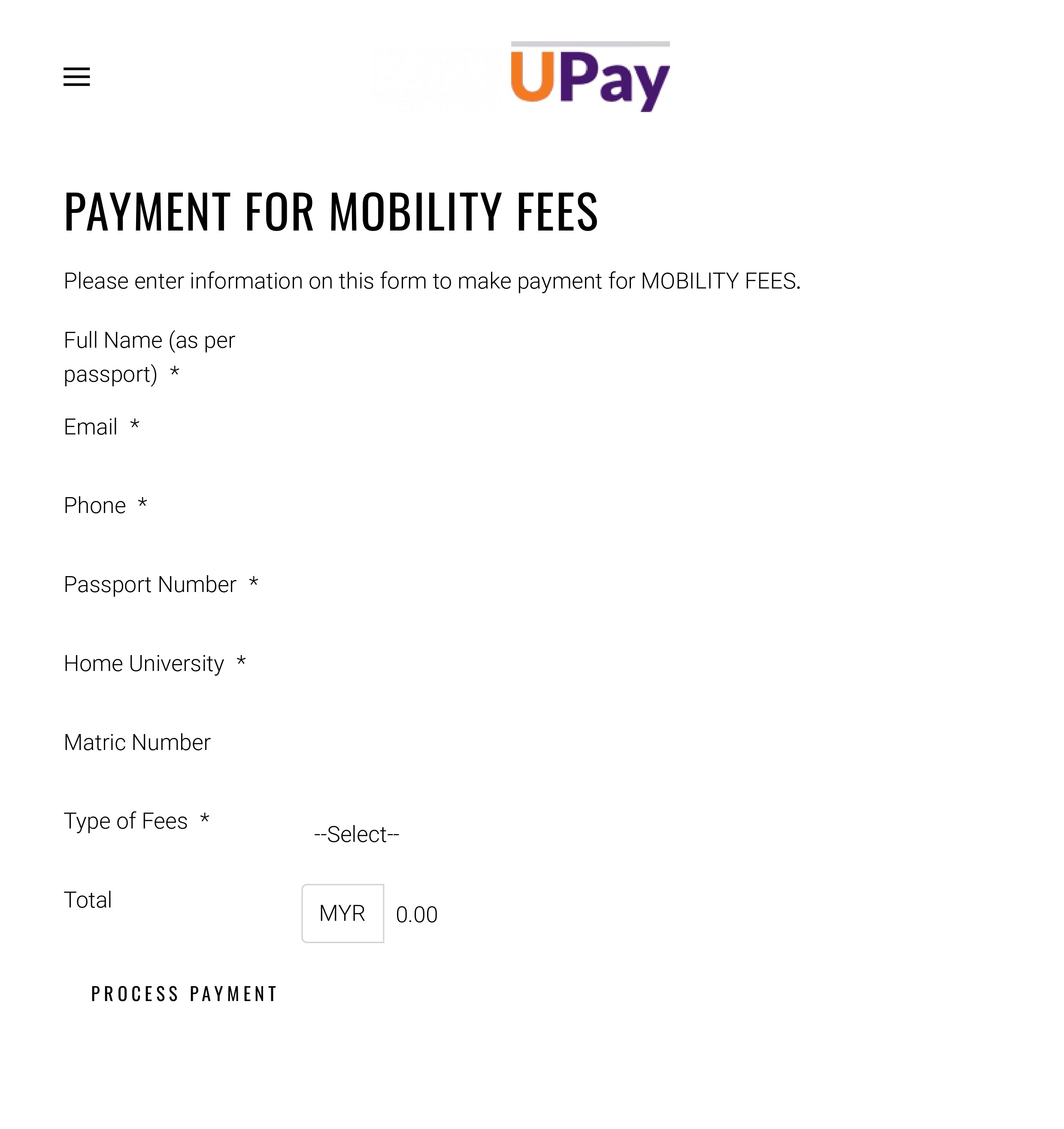 mobility fee